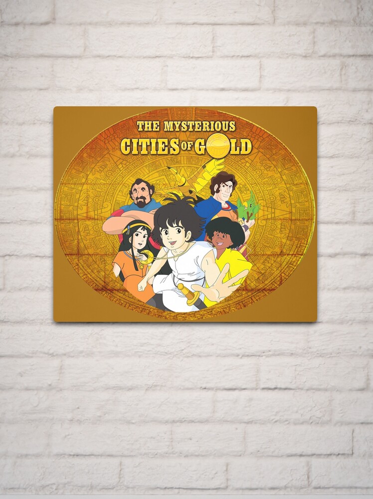 Cities of Gold - 80s animated cartoon retro anime Poster for Sale by  Angela Dell'Arte
