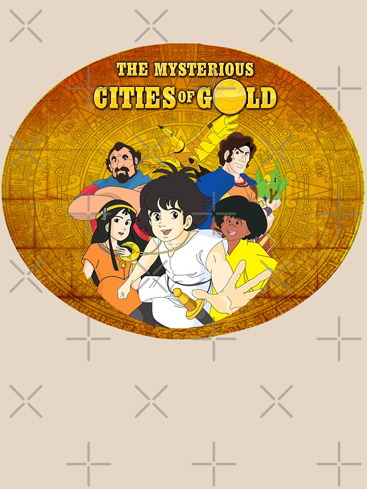 Cities of Gold - 80s animated cartoon retro anime Poster for Sale by  Angela Dell'Arte