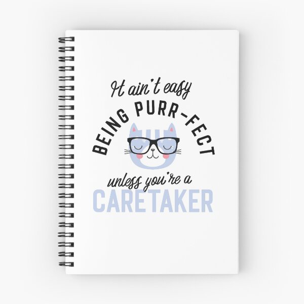 Item preview, Caretaker Cat Gifts for Cat Lovers - It ain't easy being Purr Fect designed and sold by betternotes.