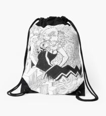Deciding the Last Time Drawstring Bag