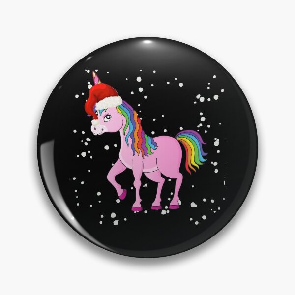 Item preview, Unicorn Christmas, unicorn in a christmas hat designed and sold by Achidesign.