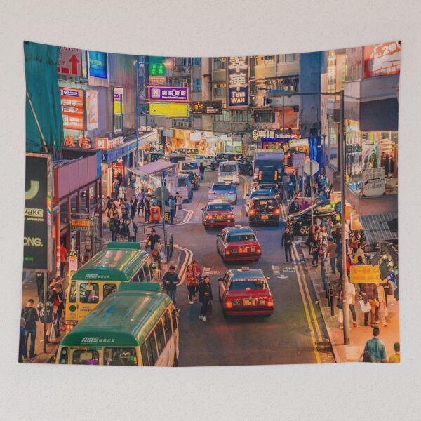 Aperçu de l'œuvre Hong Kong Nights créée et vendue par SofiaStutio.