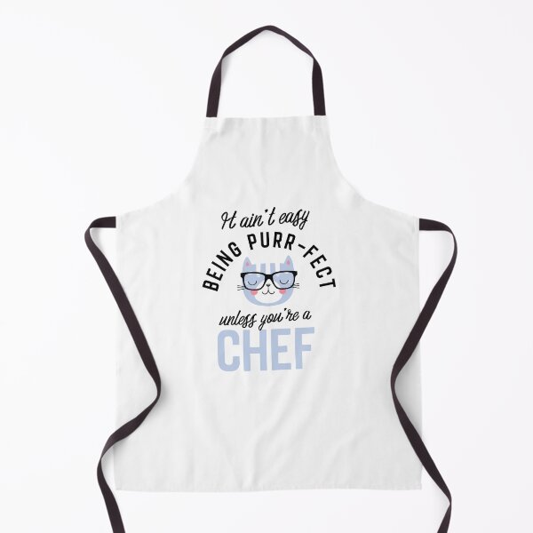 Item preview, Chef Cat Gifts for Cat Lovers - It ain't easy being Purr Fect designed and sold by betternotes.