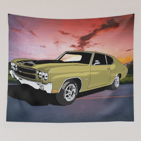 Item preview, 1970 SS Chevelle designed and sold by Curt's KarToons.