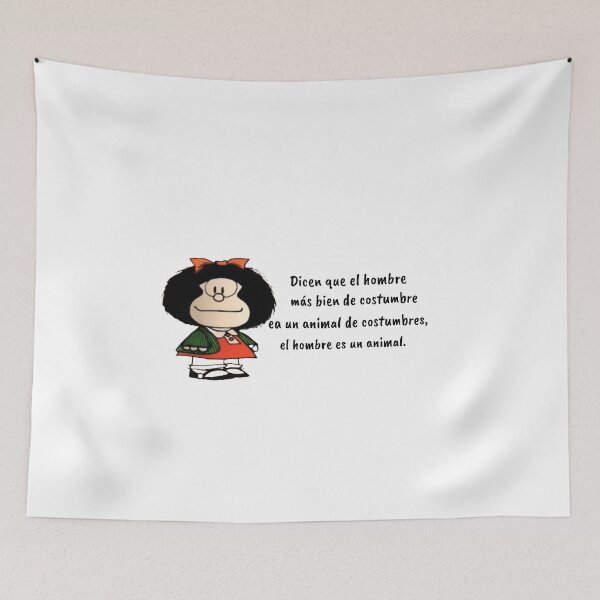 Item preview, Dicen que el hombre ea un animal... designed and sold by Elena's Shop.