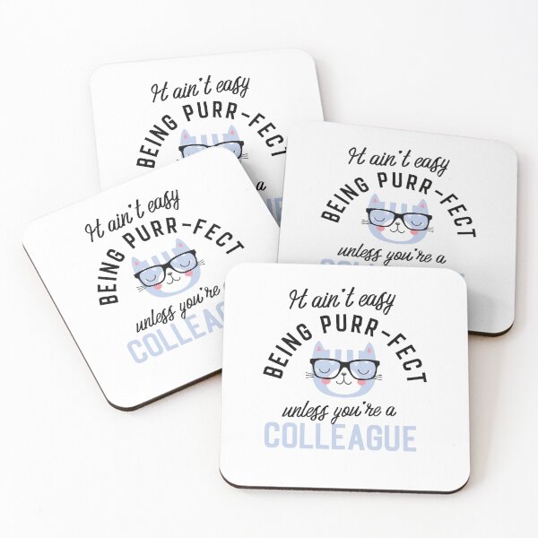 Item preview, Colleague Cat Gifts for Cat Lovers - It ain't easy being Purr Fect designed and sold by betternotes.