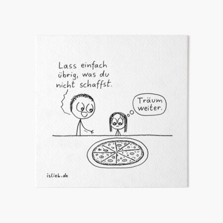 Artikel-Vorschau von Uebrig lassen - islieb-Comic, designt und verkauft von islieb.