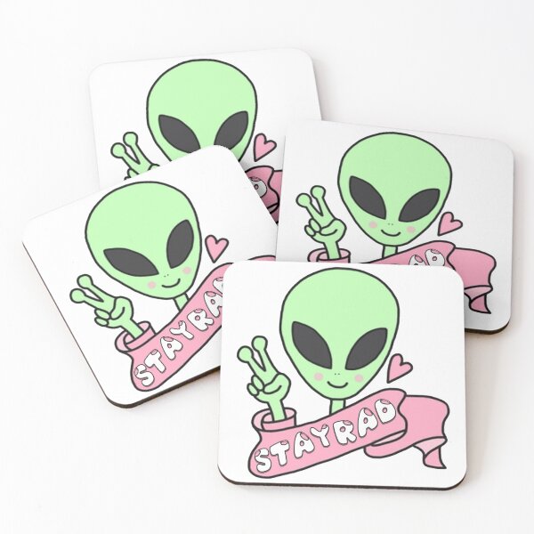 Item preview, Stay Rad Aesthetic Alien designed and sold by HappyGengar.