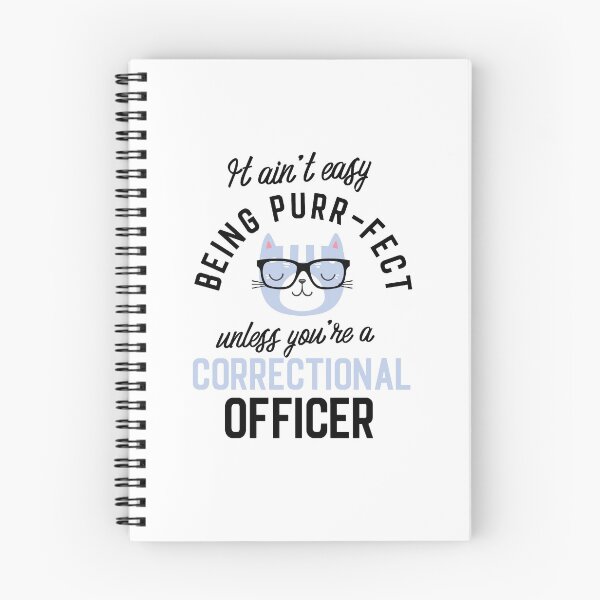 Item preview, Correctional Officer Cat Gifts for Cat Lovers - It ain't easy being Purr Fect designed and sold by betternotes.