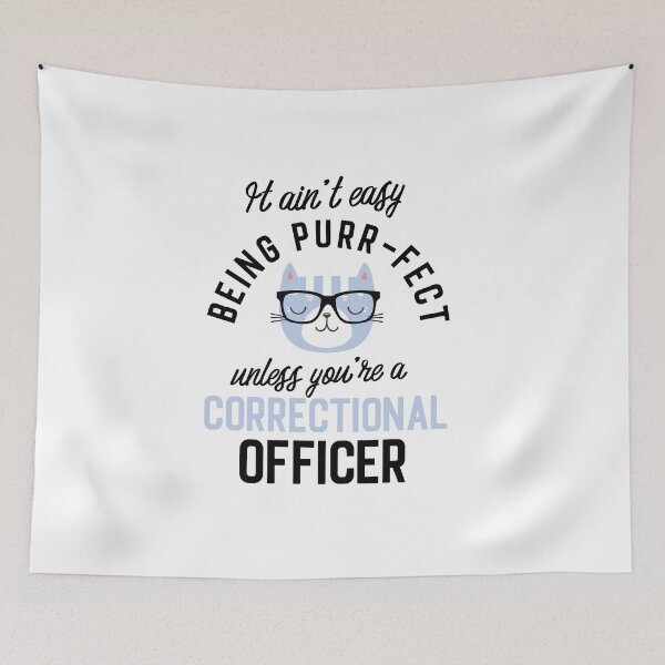Item preview, Correctional Officer Cat Gifts for Cat Lovers - It ain't easy being Purr Fect designed and sold by betternotes.