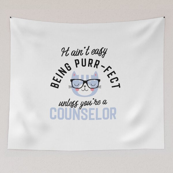 Item preview, Counselor Cat Gifts for Cat Lovers - It ain't easy being Purr Fect designed and sold by betternotes.