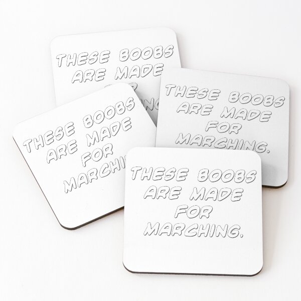 Item preview, These boobs are Made For Marching designed and sold by Original Cheddar.