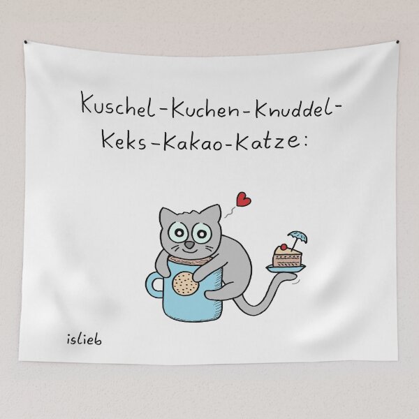 Item preview, Cuddly cake cuddly biscuit cocoa cat designed and sold by islieb.
