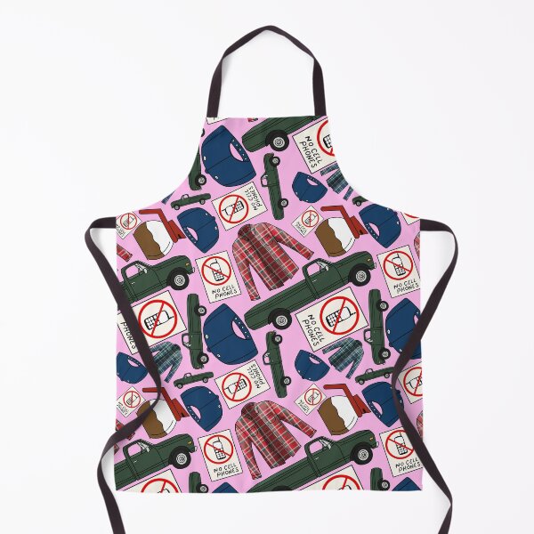 Item preview, Lukes Flannel Shirt Fan Pattern Icons All Over Print Pink Pack designed and sold by Sunny Collections.