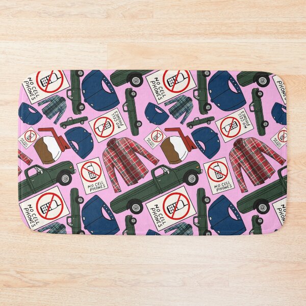 Item preview, Lukes Flannel Shirt Fan Pattern Icons All Over Print Pink Pack designed and sold by Sunny Collections.