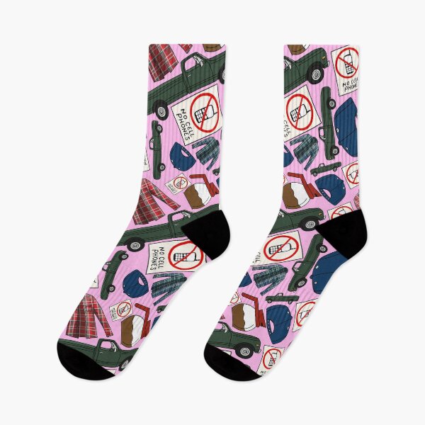 Item preview, Lukes Flannel Shirt Fan Pattern Icons All Over Print Pink Pack designed and sold by Sunny Collections.