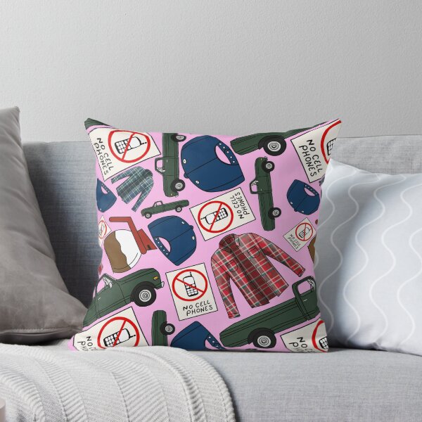 Artikelvorschau, Lukes Flanell Shirt Fan Muster Icons All Over Print Pink Pack entworfen und verkauft von Sunny Collections.