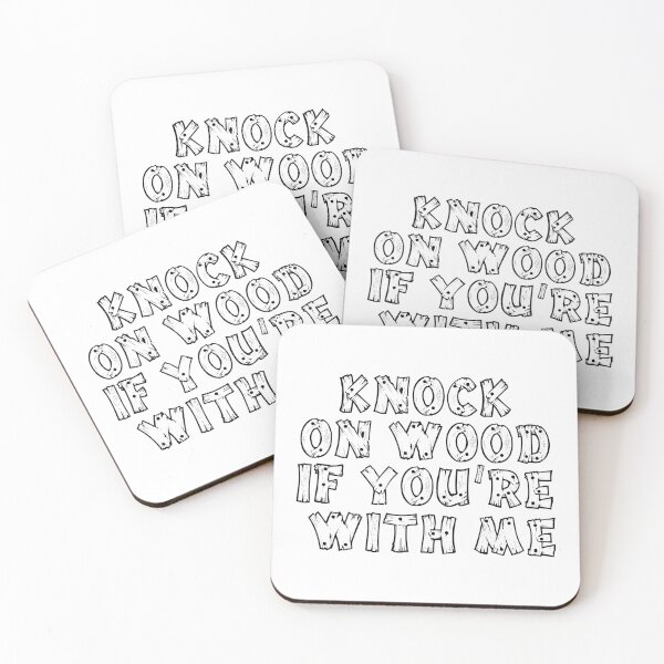Item preview, Knock On Wood If You're With Me designed and sold by PlayBallDesigns.
