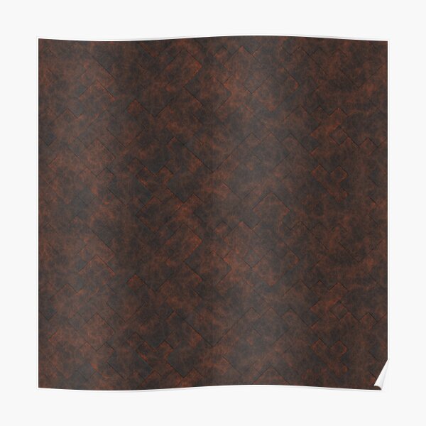 Facture Rust Metal Poster