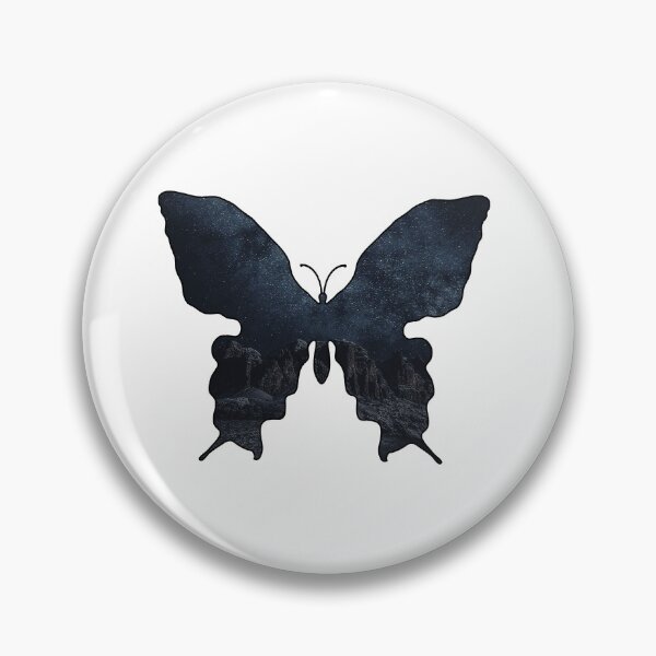 Item preview, Butterfly Black Sky with Stars   designed and sold by zeliche mohammed.