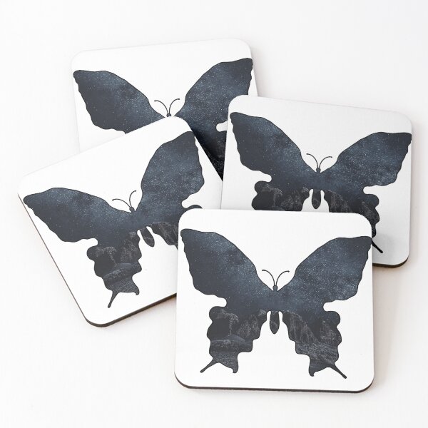 Item preview, Butterfly Black Sky with Stars   designed and sold by zeliche mohammed.