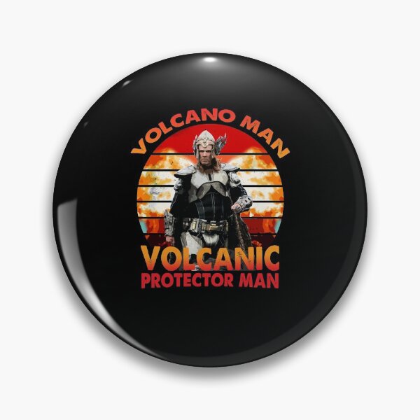 Item preview, volcano protector man designed and sold by KerryABC.
