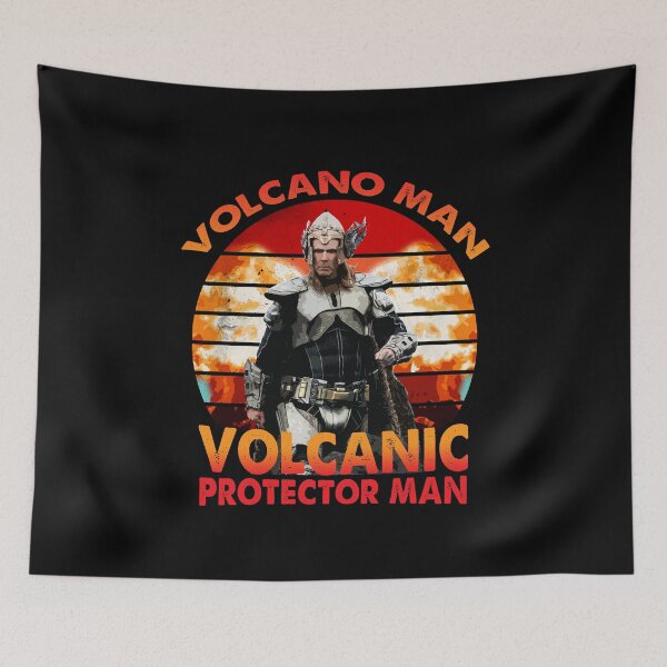 Item preview, volcano protector man designed and sold by KerryABC.