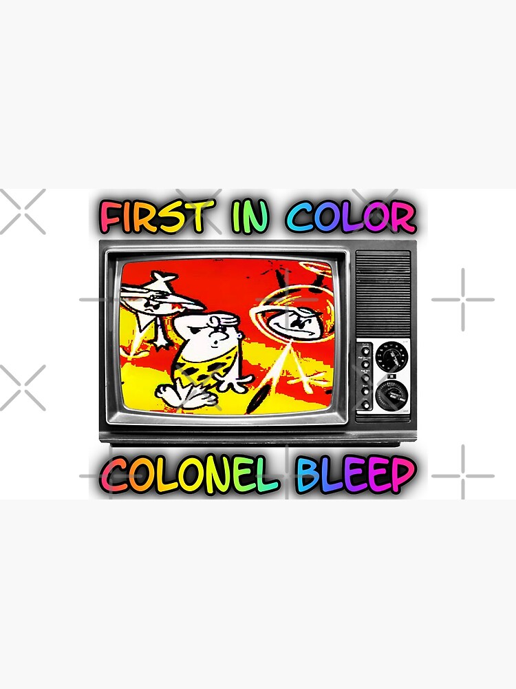First In Color, Colonel Bleep , The First Color For TV Cartoon. by michaelrodents