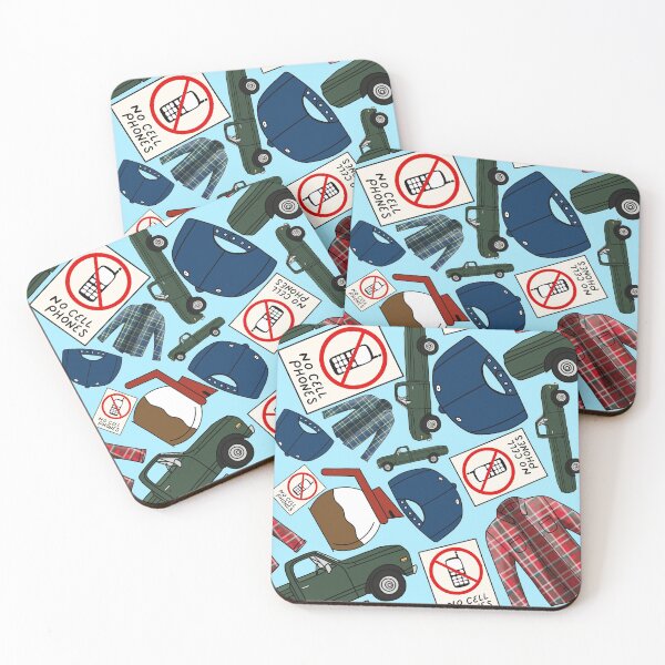 Item preview, Lukes Flannel Shirt Fan Pattern Icons All Over Print Blue Pack designed and sold by Sunny Collections.