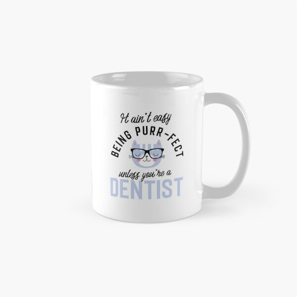 Item preview, Dentist Cat Gifts for Cat Lovers - It ain't easy being Purr Fect designed and sold by betternotes.