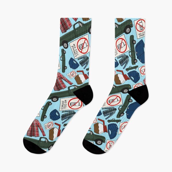 Item preview, Lukes Flannel Shirt Fan Pattern Icons All Over Print Blue Pack designed and sold by Sunny Collections.