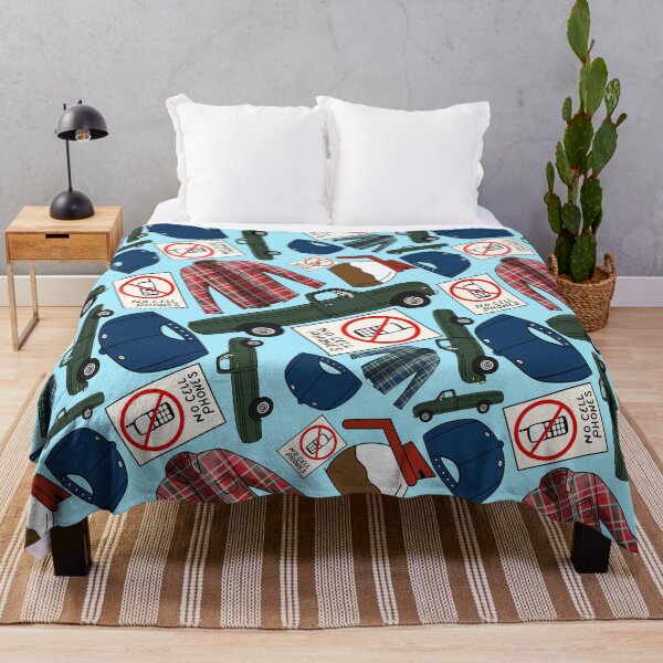 Item preview, Lukes Flannel Shirt Fan Pattern Icons All Over Print Blue Pack designed and sold by Sunny Collections.