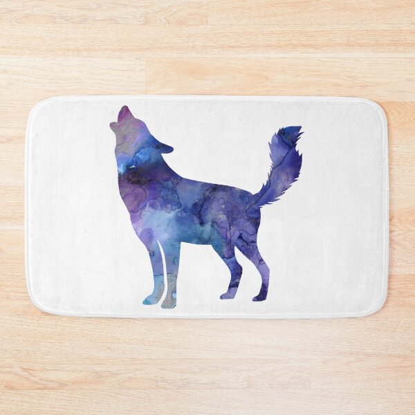 Item preview, Howling watercolor wolf designed and sold by gabmenfer.