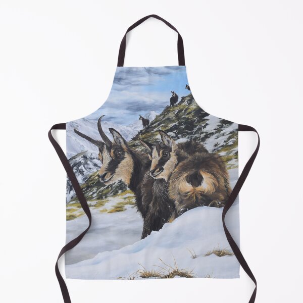 Item preview, Chamois on the snow - I LOVE MOUNTAINS designed and sold by ElisaZanoliArt.