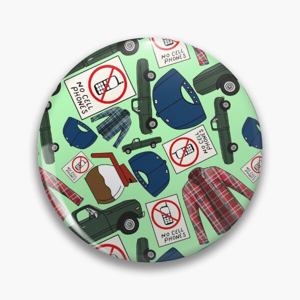 Artikelvorschau, Lukes Flanell Shirt Fan Muster Icons All Over Print Green Pack entworfen und verkauft von Sunny Collections.