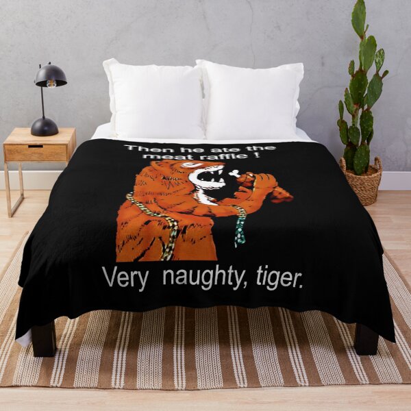 Item preview, Naughty Tiger, Don't Eat The Meat Draw ! designed and sold by michaelrodents.