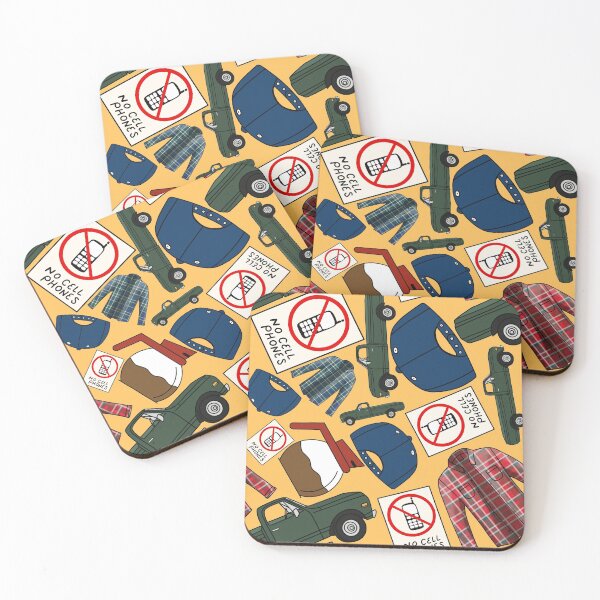 Item preview, Lukes Flannel Shirt Fan Pattern Icons All Over Print Orange Pack designed and sold by Sunny Collections.