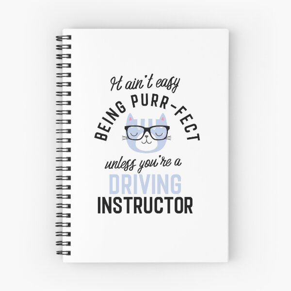 Item preview, Driving Instructor Cat Gifts for Cat Lovers - It ain't easy being Purr Fect designed and sold by betternotes.
