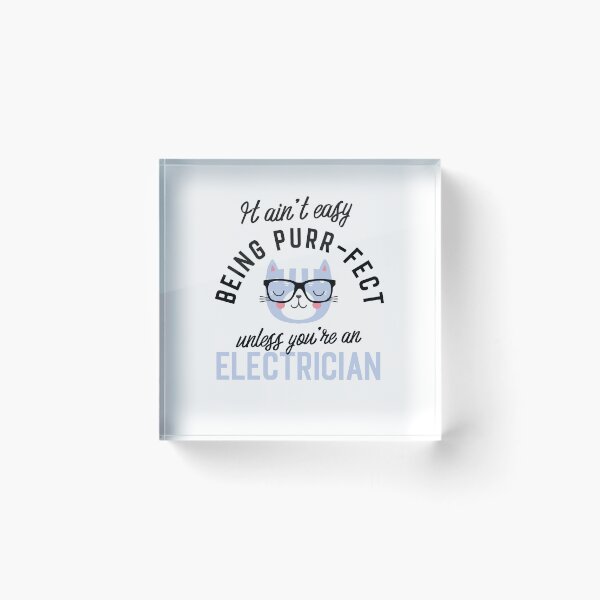 Item preview, Electrician Cat Gifts for Cat Lovers - It ain't easy being Purr Fect designed and sold by betternotes.