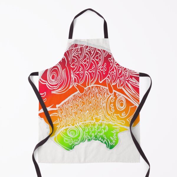 Item preview, Three Neon Carp Fish designed and sold by CleatAndCrayon.