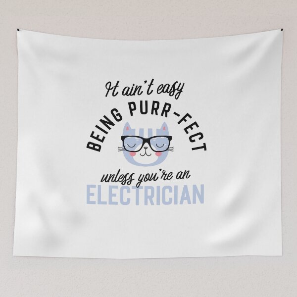 Item preview, Electrician Cat Gifts for Cat Lovers - It ain't easy being Purr Fect designed and sold by betternotes.