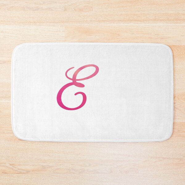 Item preview, Letter E Pink Color Monogram Script, Personalized Initial designed and sold by Star58.