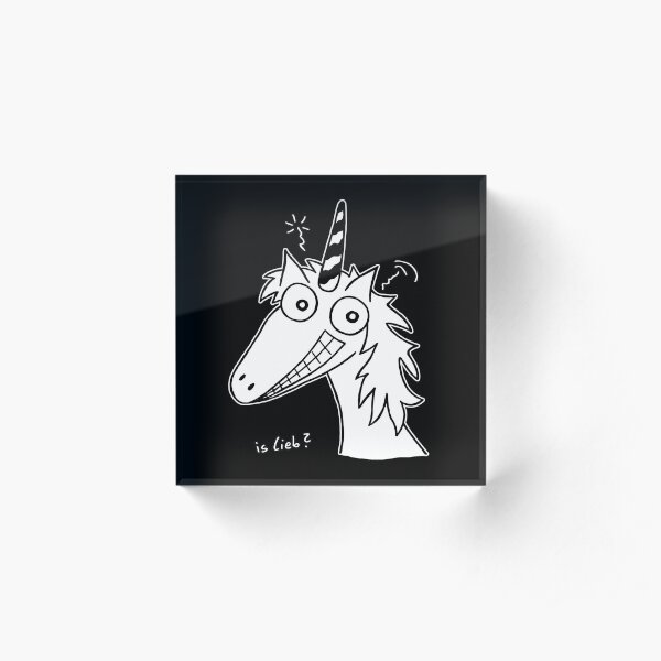 Einhorn! Acrylblock