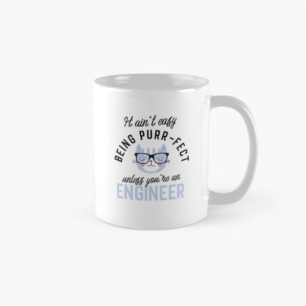 Item preview, Engineer Cat Gifts for Cat Lovers - It ain't easy being Purr Fect designed and sold by betternotes.
