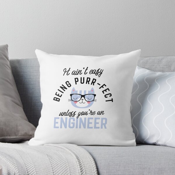 Item preview, Engineer Cat Gifts for Cat Lovers - It ain't easy being Purr Fect designed and sold by betternotes.