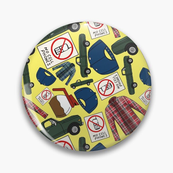Item preview, Lukes Flannel Shirt Fan Pattern Icons All Over Print Yellow Pack designed and sold by Sunny Collections.