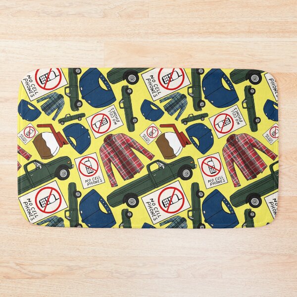 Item preview, Lukes Flannel Shirt Fan Pattern Icons All Over Print Yellow Pack designed and sold by Sunny Collections.