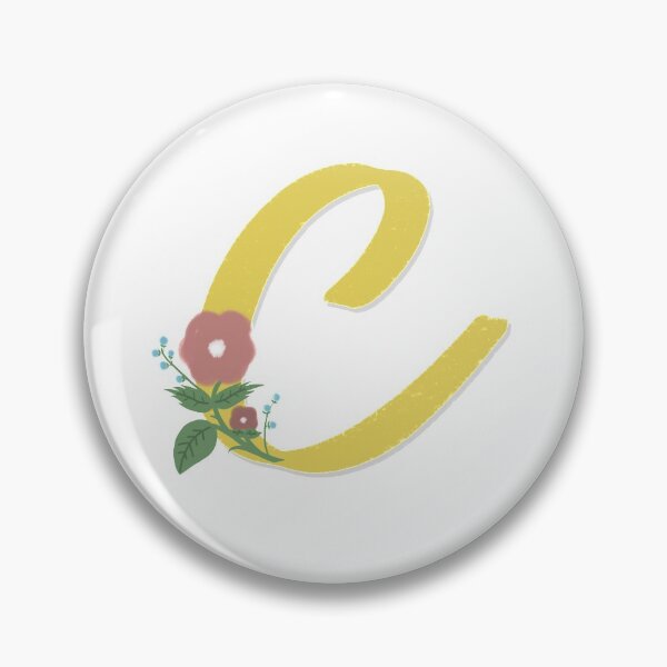 Item preview, Floral C designed and sold by lydiaroseshop.