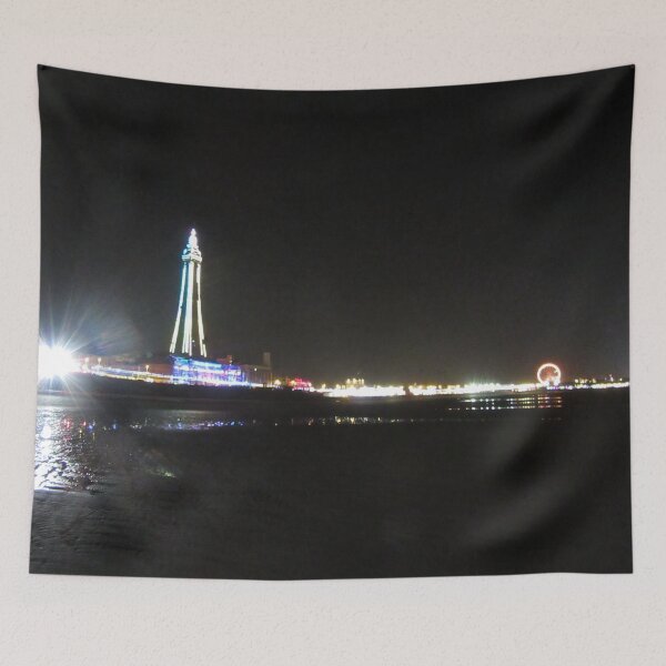 Item preview, Blackpool Illuminations and Beach At Night  designed and sold by Andrew Morrell.
