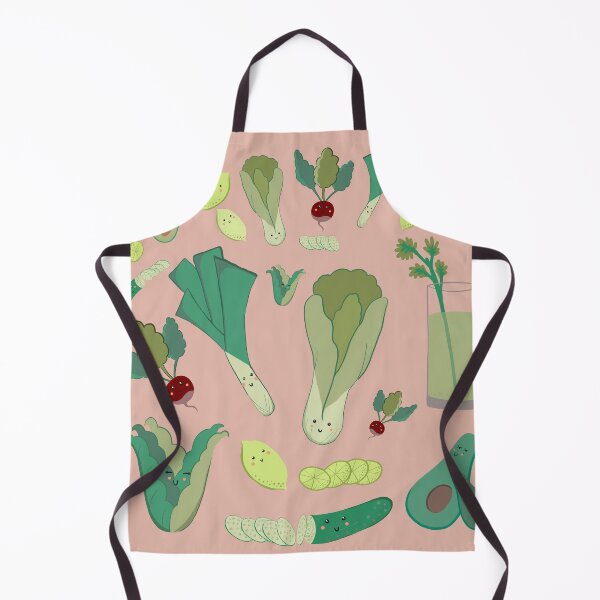 Item preview, Green Kawaii Vegetables designed and sold by smoochugs.